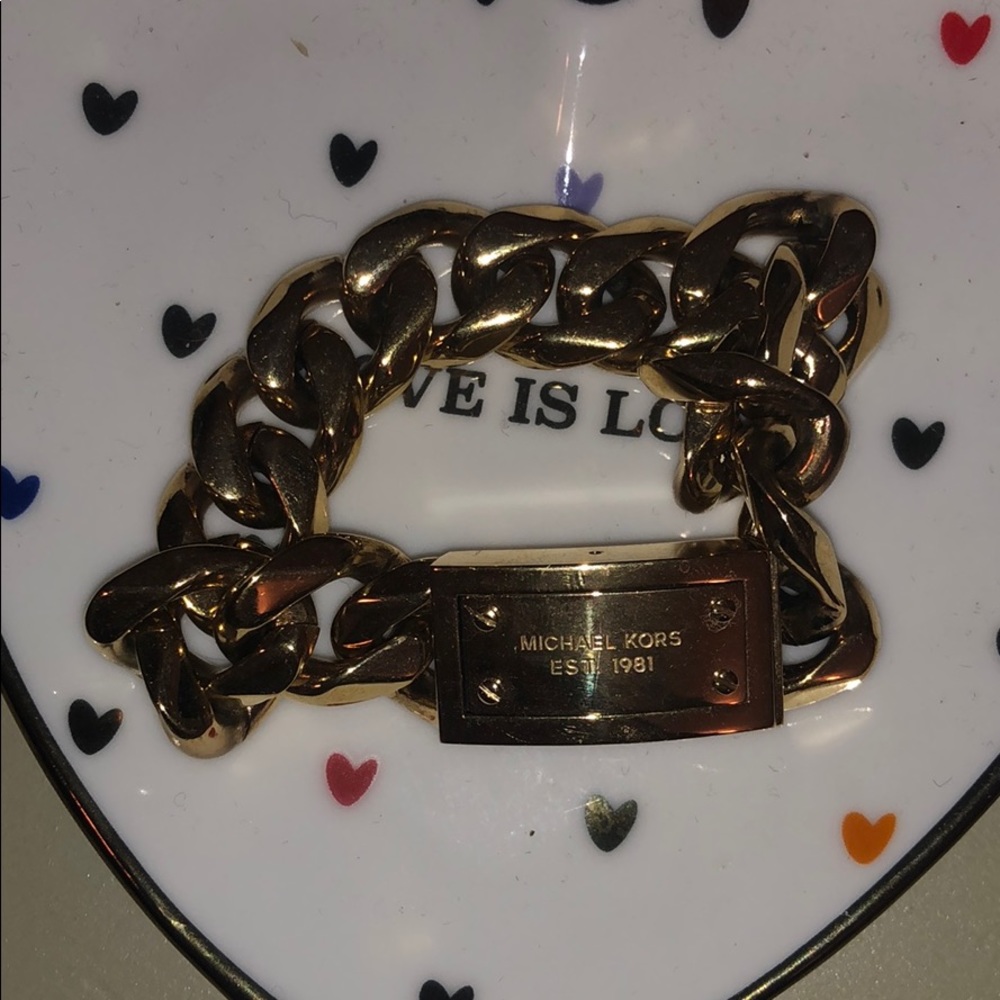 Michael Kors Gold chain bracelet